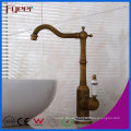 New Brass Antique Basin Faucet Bathroom Counter Water Mixer Tap